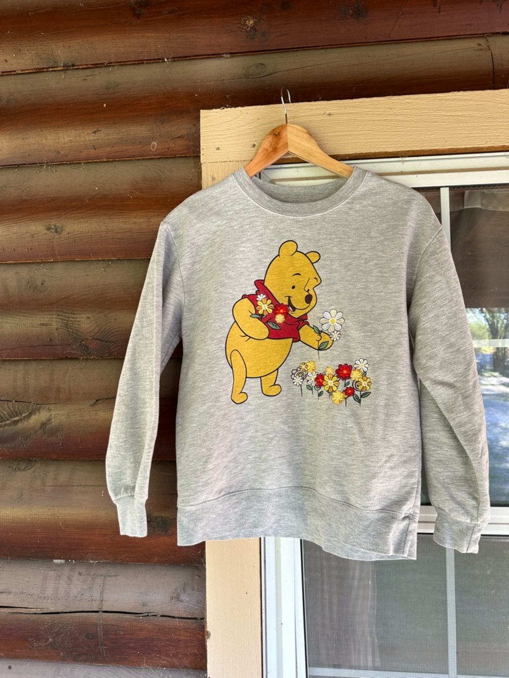Disney Winnie the Pooh Embroidered Sweatshirt